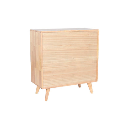 Aparador DKD Home Decor Natural Metal Madera de caucho 73,5 x 35 x 78 cm