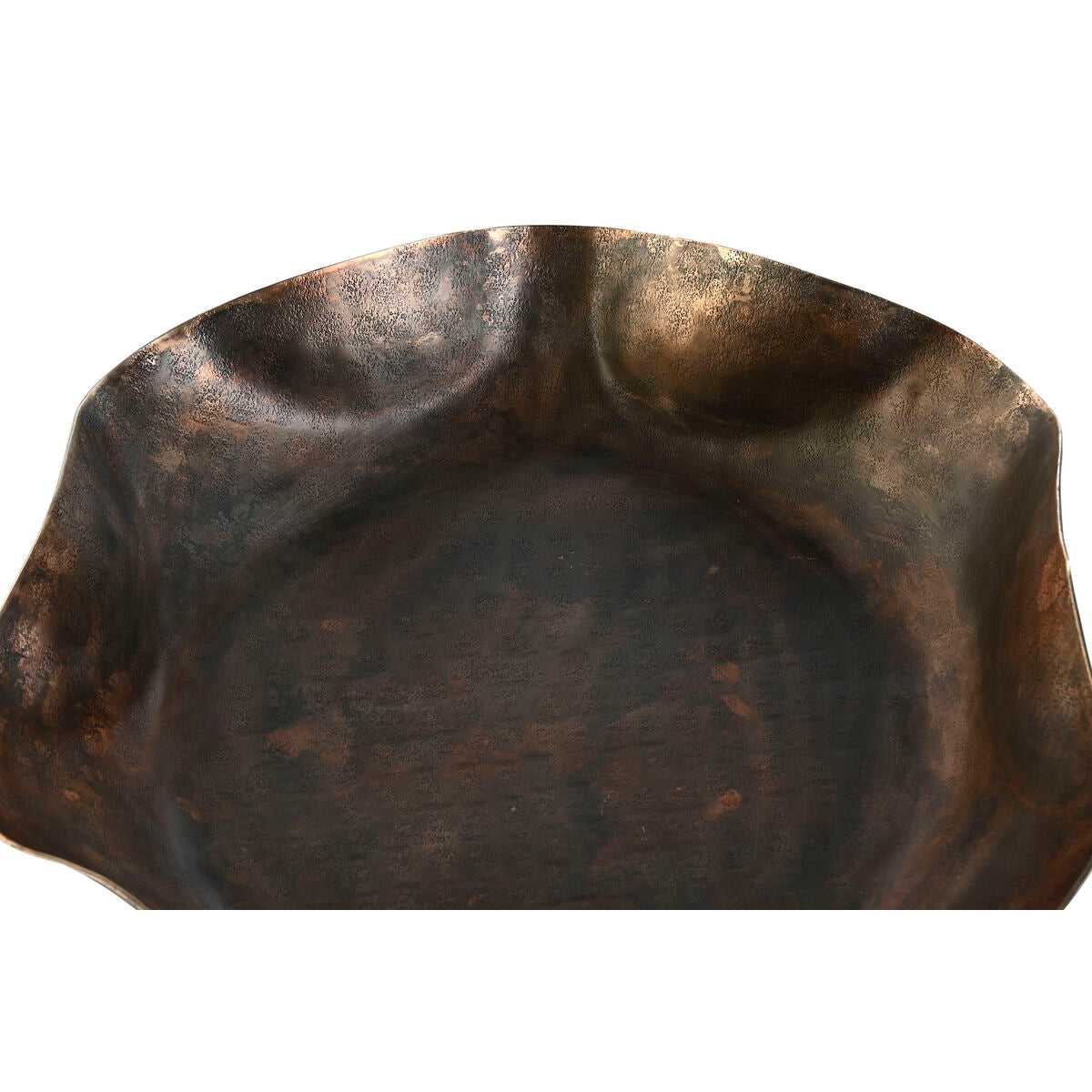 Centro de Mesa DKD Home Decor Bronce Dorado Acabado envejecido 47 x 47 x 7 cm