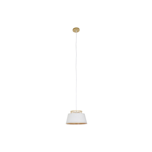 DKD Home Decor Ceiling Lamp White Brown Natural Bamboo 50 W 30 x 30 x 20 cm