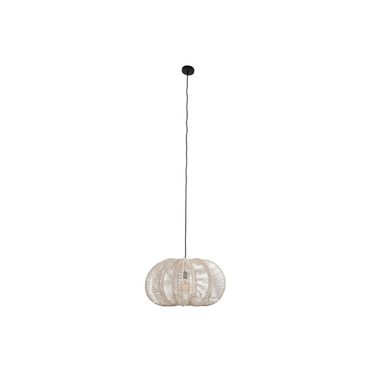 Home ESPRIT Beige Rope Ceiling Lamp 50 W 60 x 60 x 35 cm