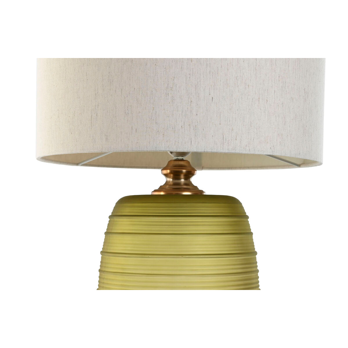 Home ESPRIT table lamp Green Beige Gold Crystal 50 W 220 V 38 x 38 x 57 cm