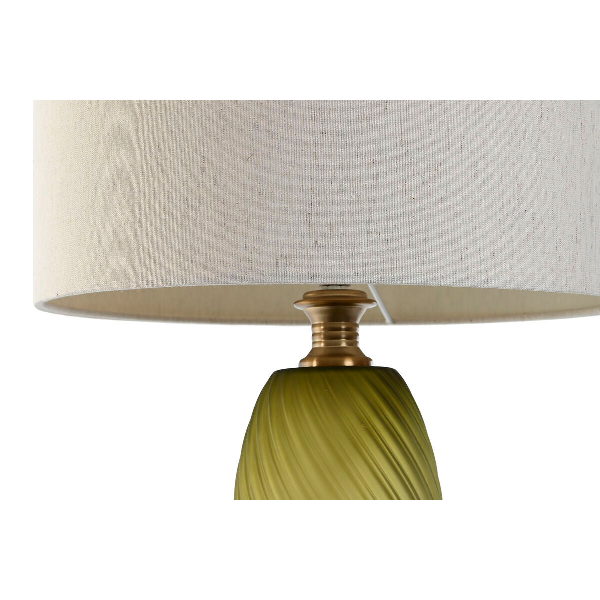 Home ESPRIT table lamp Green Beige Gold Crystal 50 W 220 V 36 x 36 x 61 cm