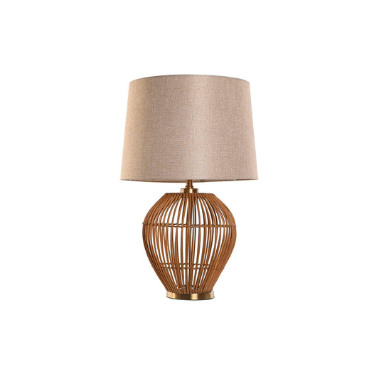 Home ESPRIT Table Lamp Brown Beige Golden Natural 50 W 220 V 43 x 43 x 67 cm