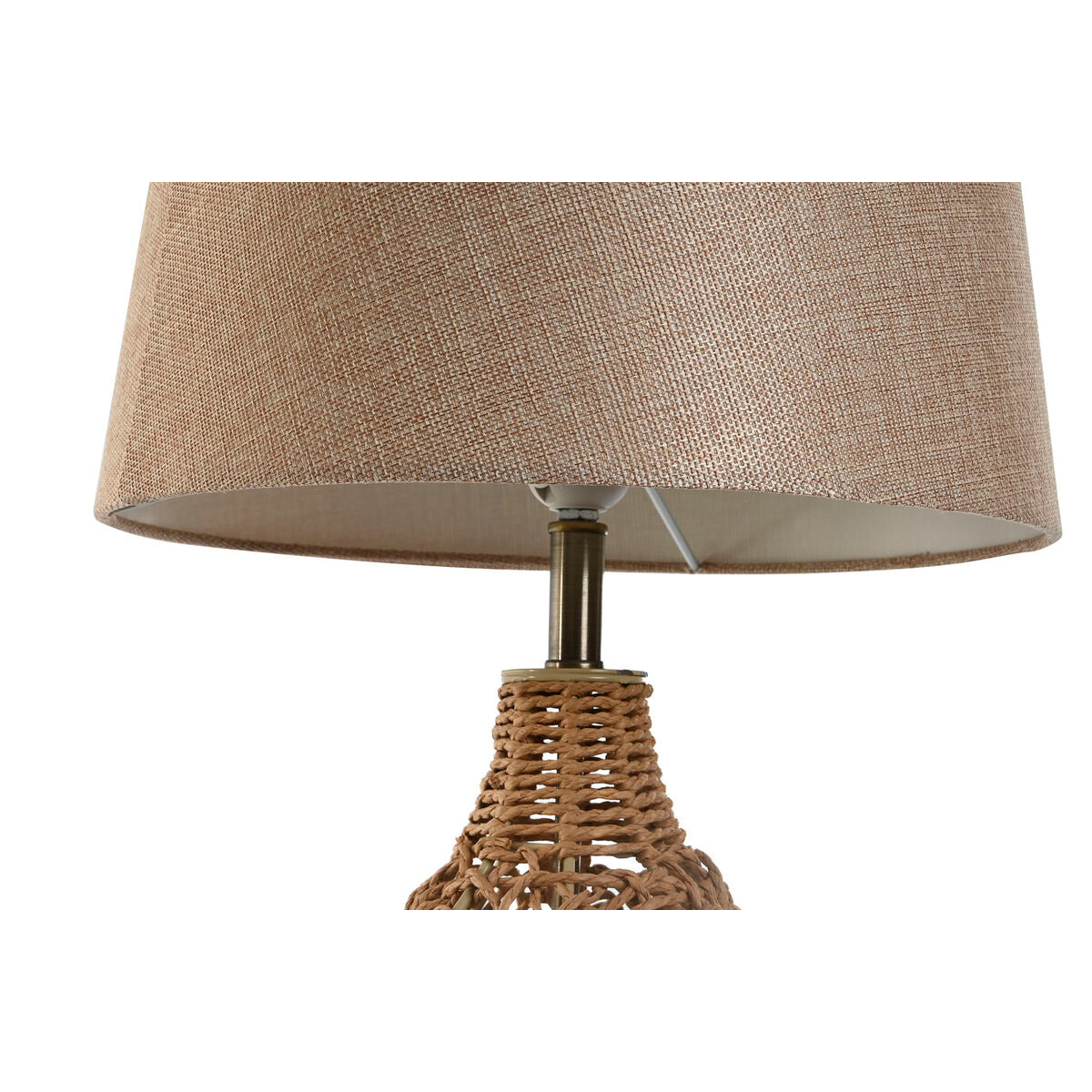 Home ESPRIT Table Lamp Brown Beige Golden Natural 50 W 220 V 33 x 33 x 60 cm