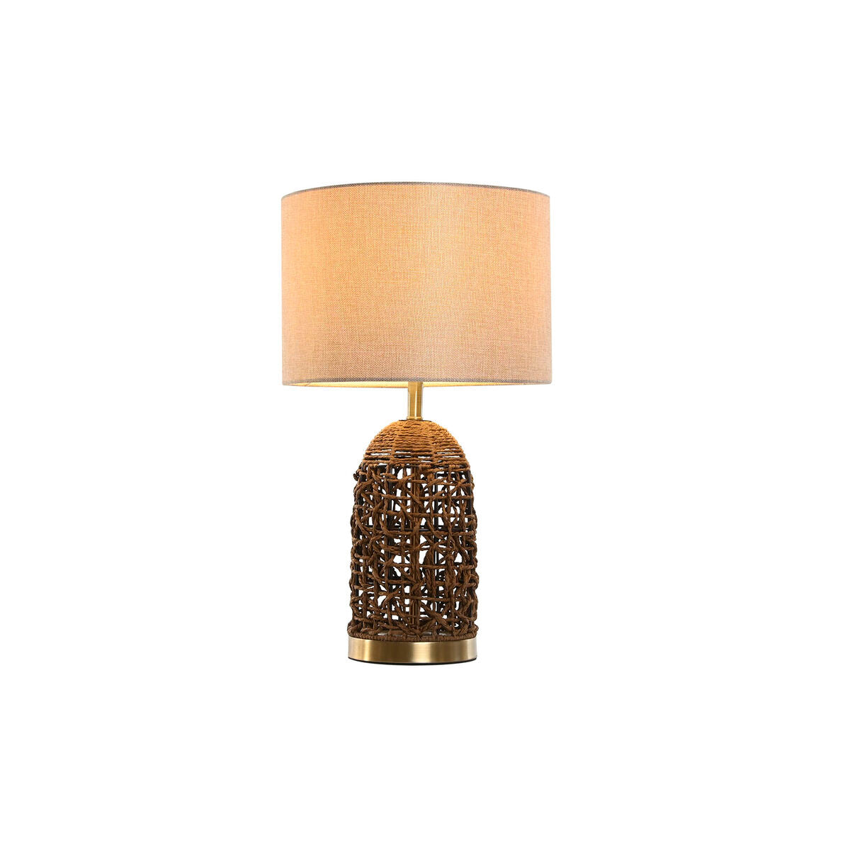 Home ESPRIT table lamp Brown Beige Gold 50 W 220 V 33 x 33 x 56 cm