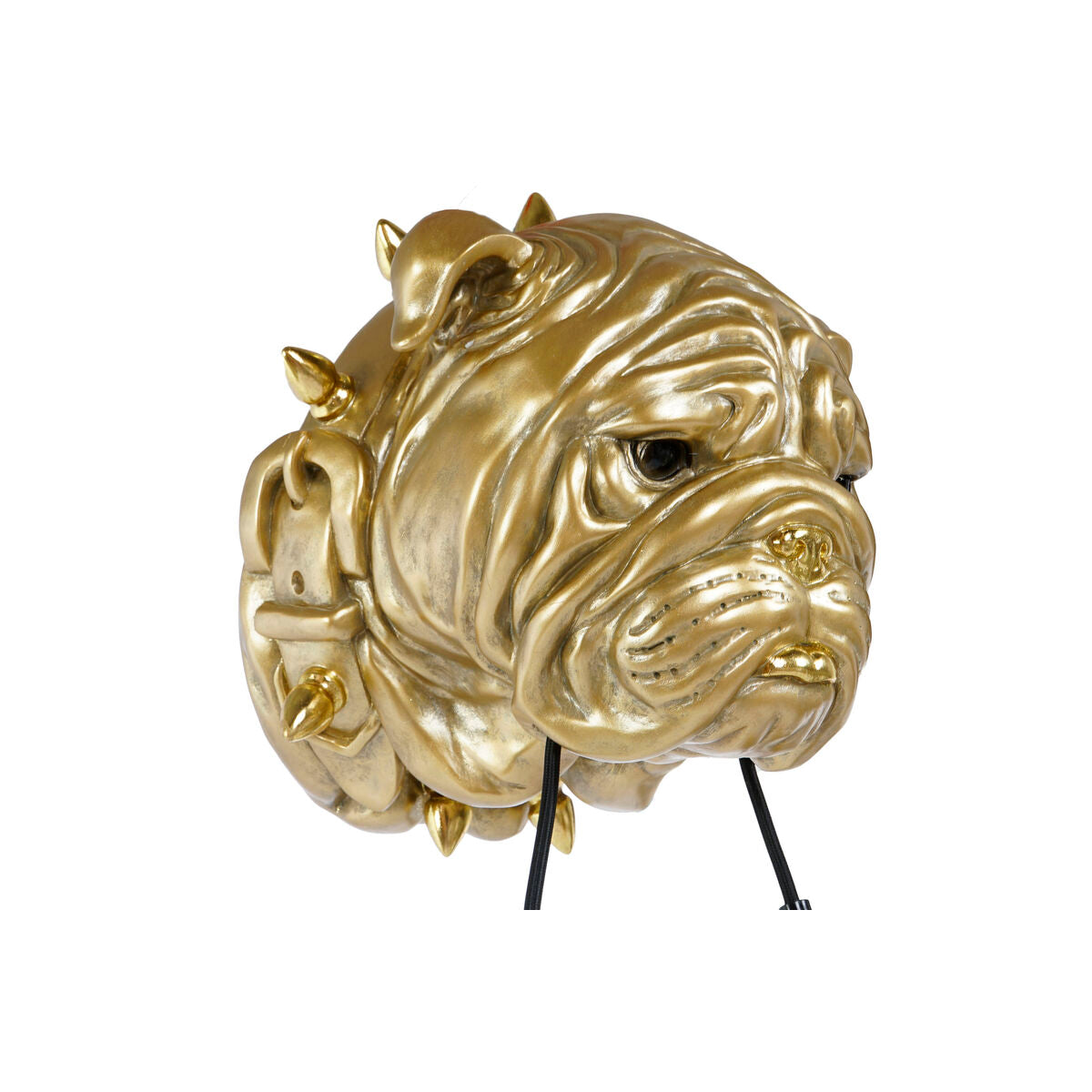 Home ESPRIT Wall Lamp Gold Resin 50 W Modern Bulldog 220 V 25 x 23 x 29 cm