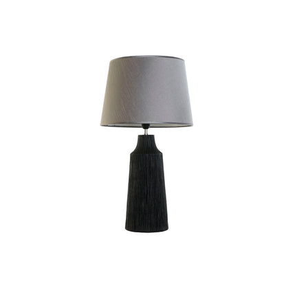 Home ESPRIT Table Lamp Black Grey Resin 50 W 220 V 40 x 40 x 70 cm (2 Units)