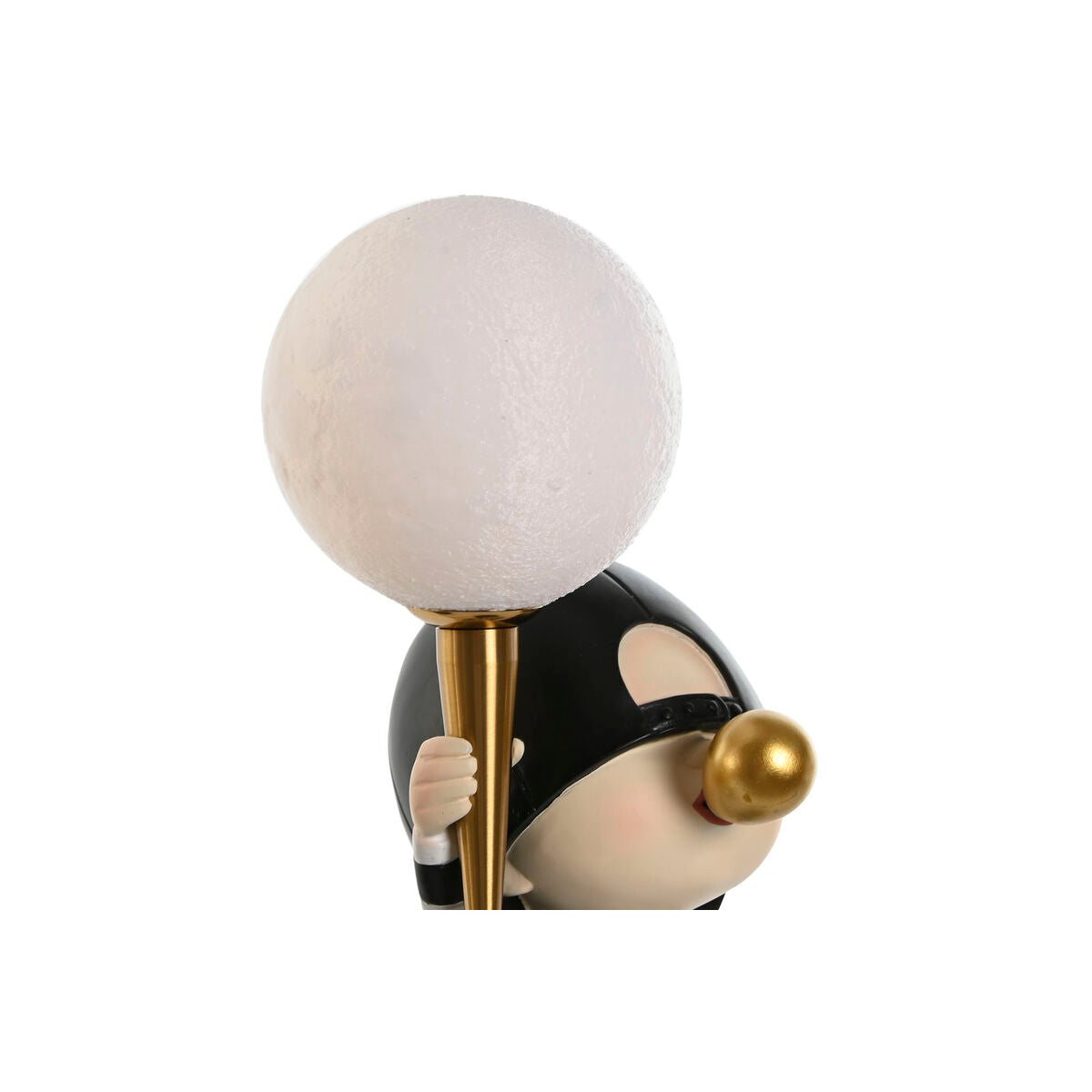 Home ESPRIT Table Lamp White Black Metal Resin 220 V 20 x 16 x 49 cm (2 Units)