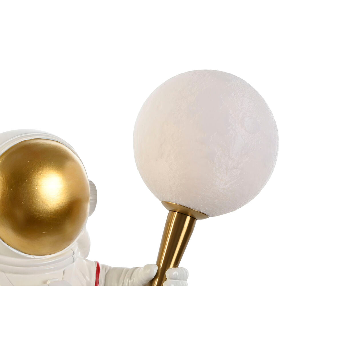 Home ESPRIT Wall Lamp White Gold Metal Resin Modern Astronaut 26 x 21.6 x 33 cm