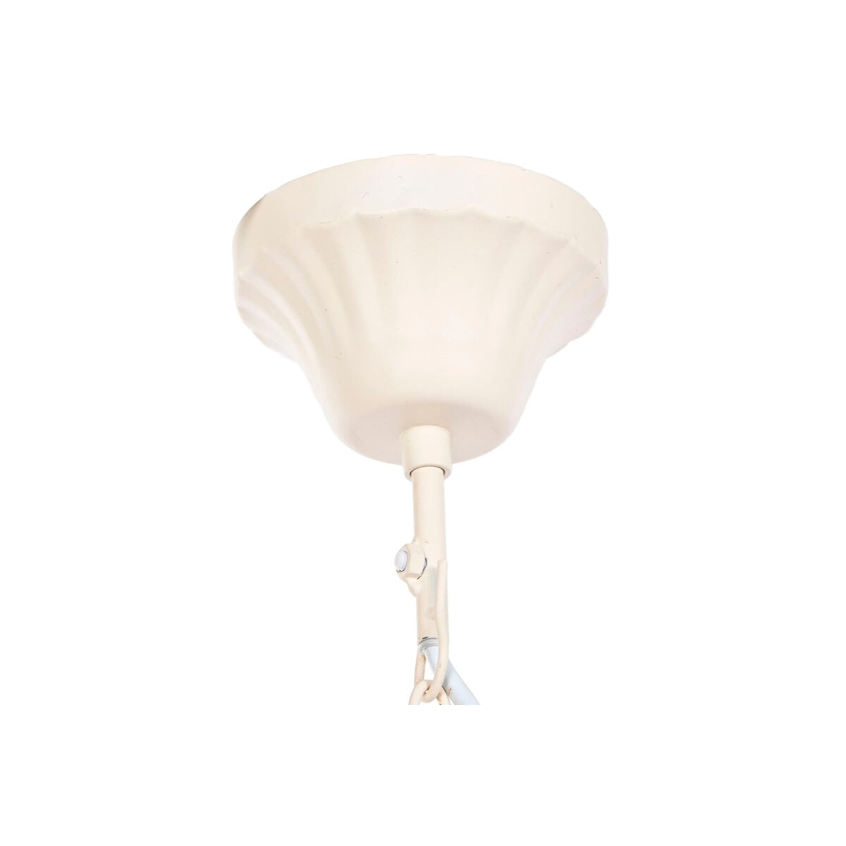 Home ESPRIT Ceiling Lamp White Light Brown Wood Metal 25 W 38 x 38 x 29 cm