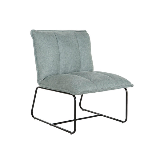 Sillón Home ESPRIT Negro Verde Metal 66 x 71 x 77 cm