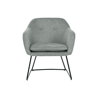 Home ESPRIT Armchair Black Green Metal 63 x 64 x 70 cm