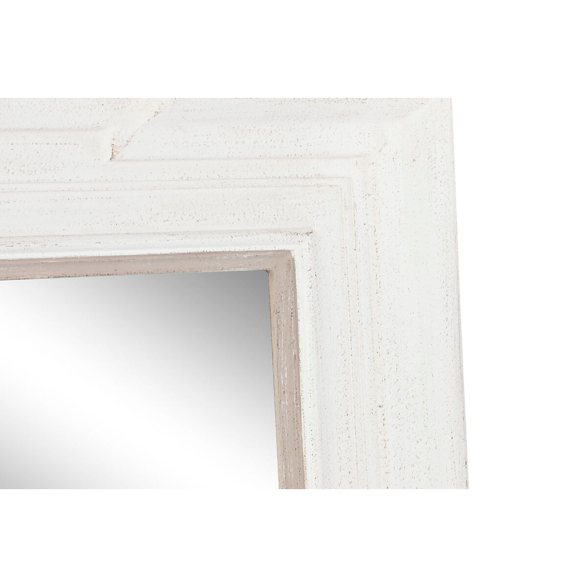 Home ESPRIT Wall Mirror White Wood 85 x 5 x 120 cm