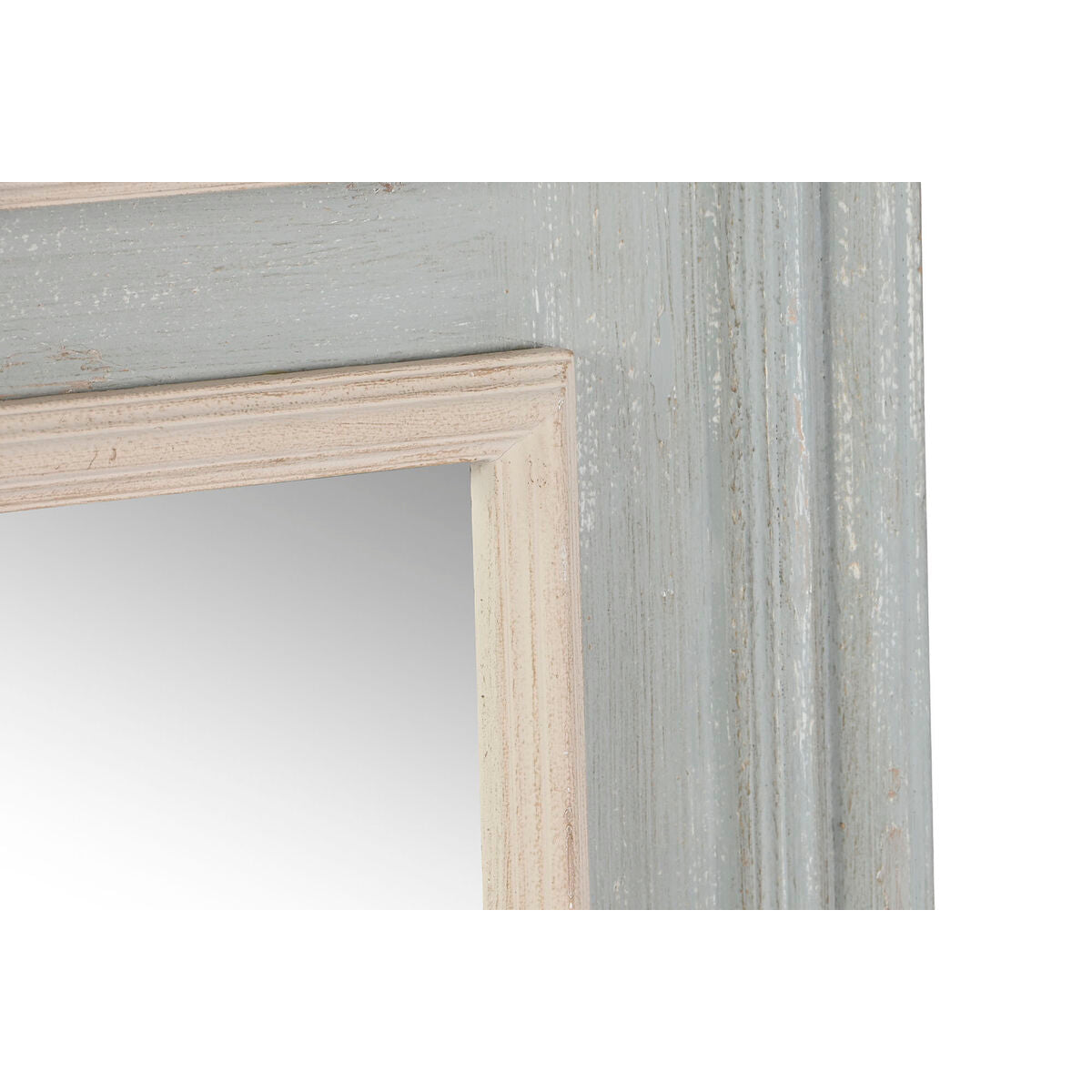 Espejo de pared Home ESPRIT Blanco Gris Madera 150 x 5 x 90 cm