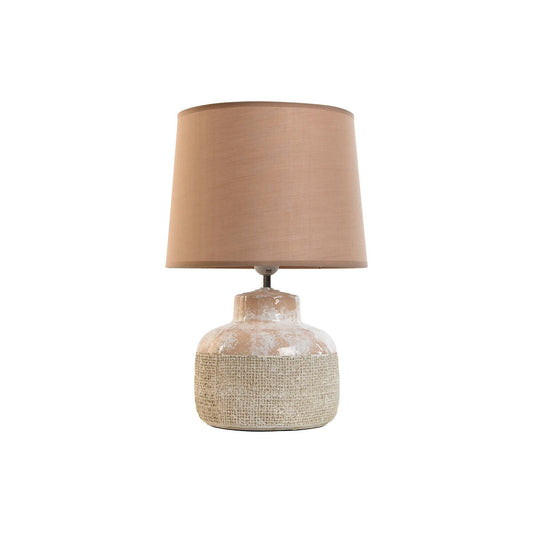 Home ESPRIT Table Lamp Brown Beige Stoneware 50 W 220 V 30 x 30 x 44 cm