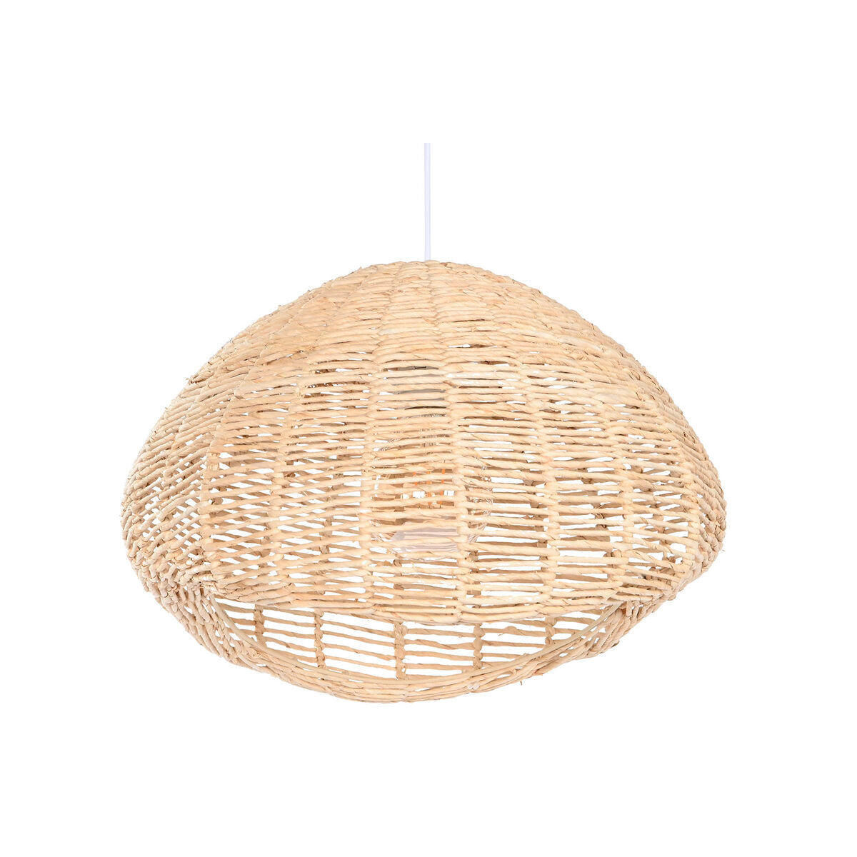 Home ESPRIT Ceiling Lamp White Light Brown Metal 55 x 43 x 28 cm