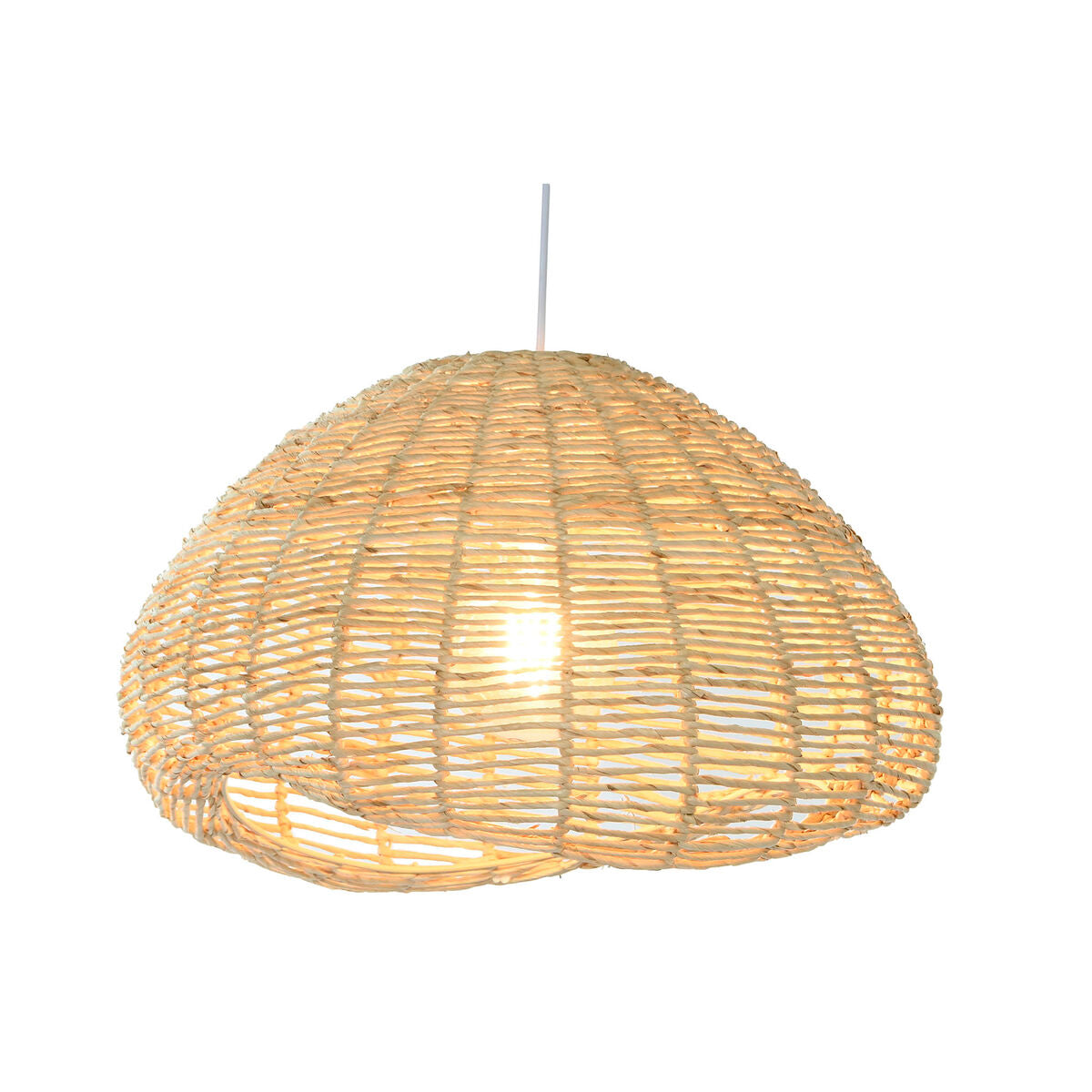 Home ESPRIT Ceiling Lamp White Light Brown Metal 55 x 43 x 28 cm