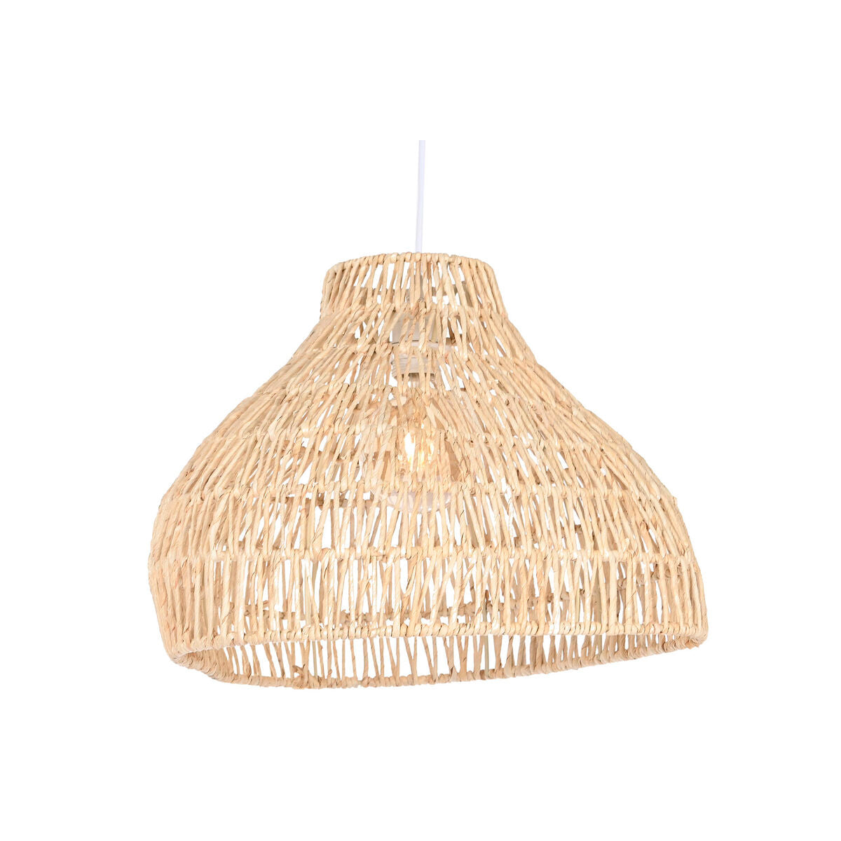 Home ESPRIT Ceiling Lamp Light Brown Metal Rope 53 x 42 x 32 cm