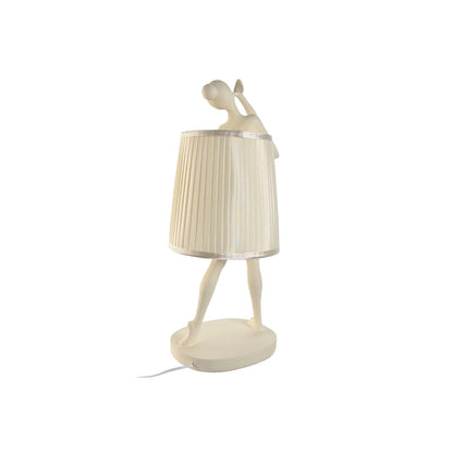 Home ESPRIT Table Lamp White Resin 40 W 220 V 29 x 25 x 62.5 cm