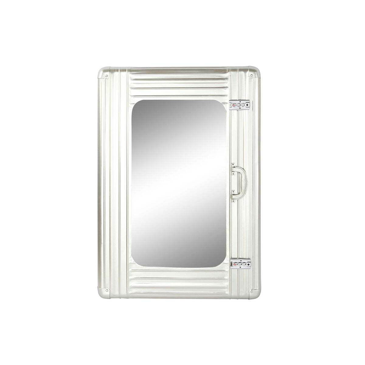 Home ESPRIT Wall Mirror Silver Metal Vintage 61 x 5 x 90 cm