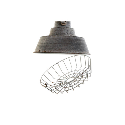 Home ESPRIT Ceiling Lamp Grey Wood Metal Iron 25 W 39 x 39 x 45 cm