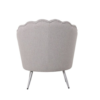 Home ESPRIT Armchair Silver Grey Metal 80 x 75 x 86 cm