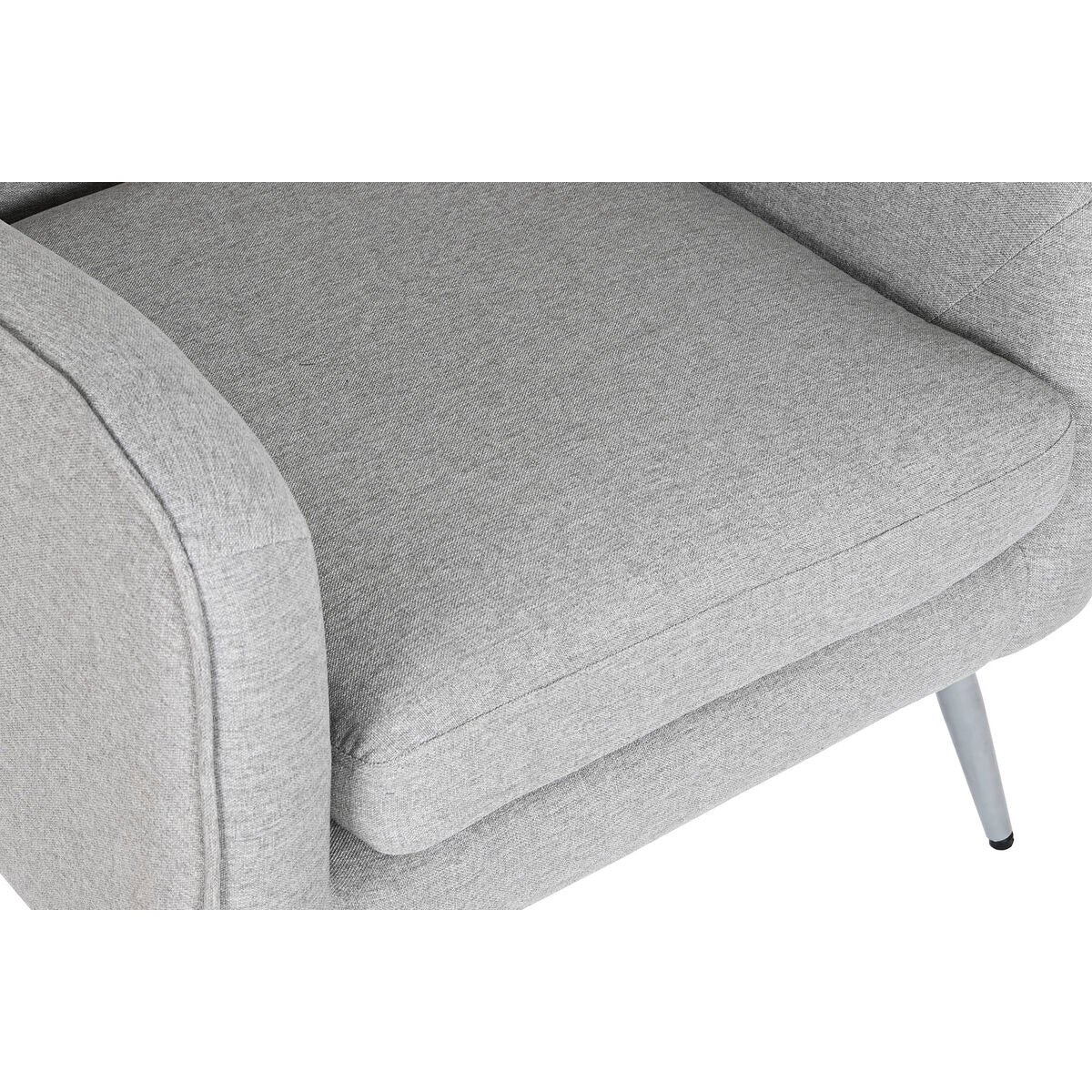 Sillón Home ESPRIT Gris Plateado 71 x 68 x 81 cm