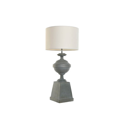 Home ESPRIT Table Lamp White Grey Resin 35.5 x 35.5 x 79 cm