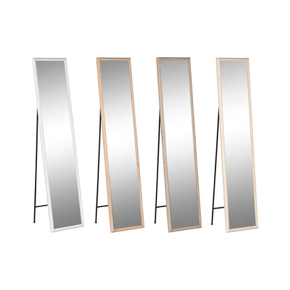 Home ESPRIT Standing Mirror White Brown Beige Grey 34 x 3 x 155 cm (4 Units)