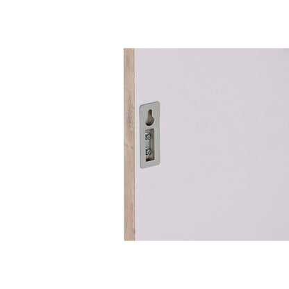 Home ESPRIT Wall Mirror White Brown Beige Grey Cream Glass Polystyrene 66 x 2 x 92 cm (4 Units)