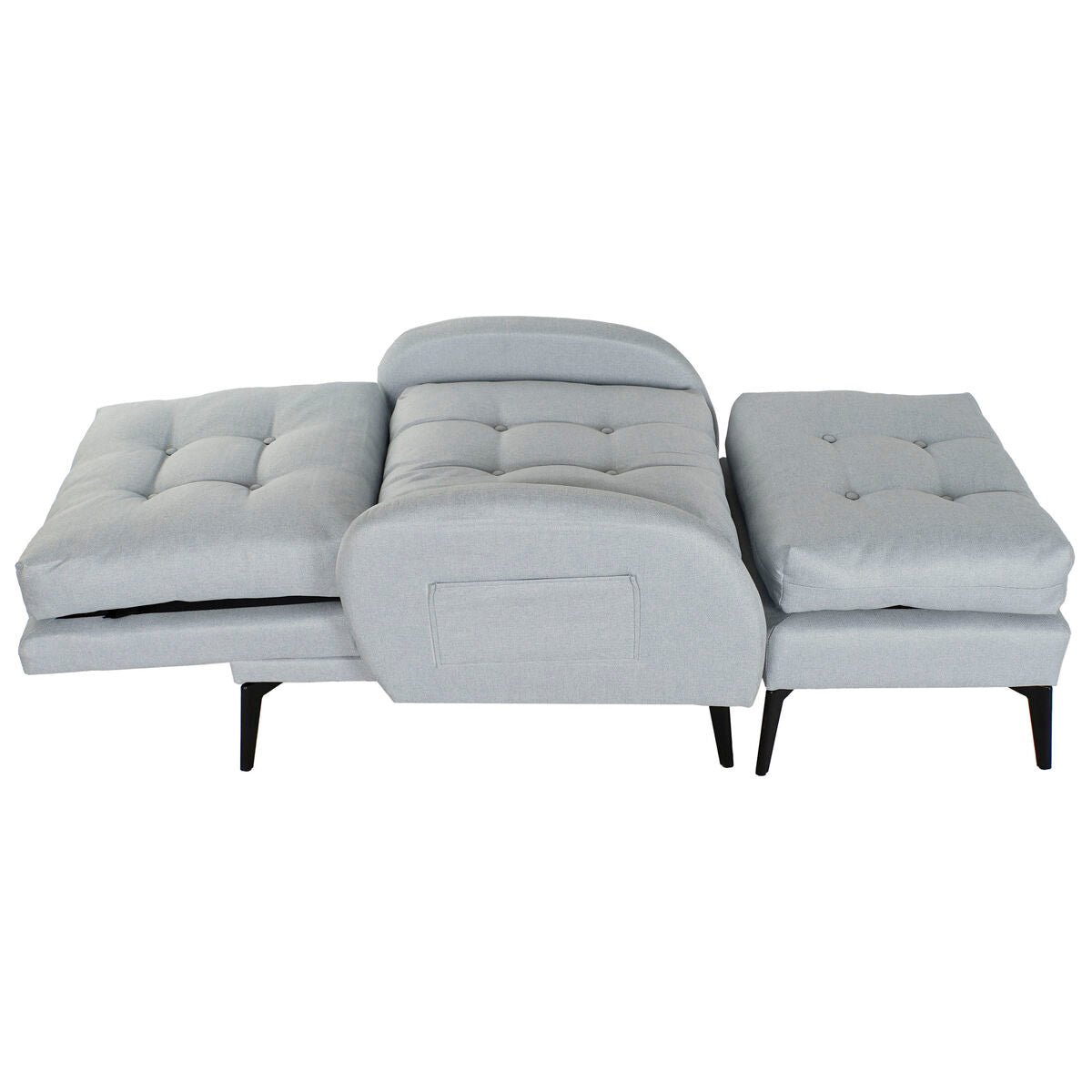 Sofá Cama Home ESPRIT Metal Scandi 74 x 85 x 90 cm