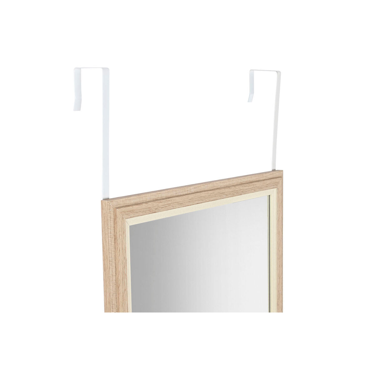 Home ESPRIT Wall Mirror White Brown Beige Grey Glass Polystyrene 35 x 2 x 132 cm (4 Units)