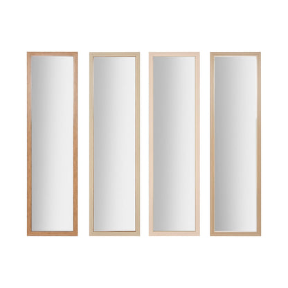 Home ESPRIT Wall Mirror White Brown Beige Grey Glass Polystyrene 35 x 2 x 125 cm (4 Units)