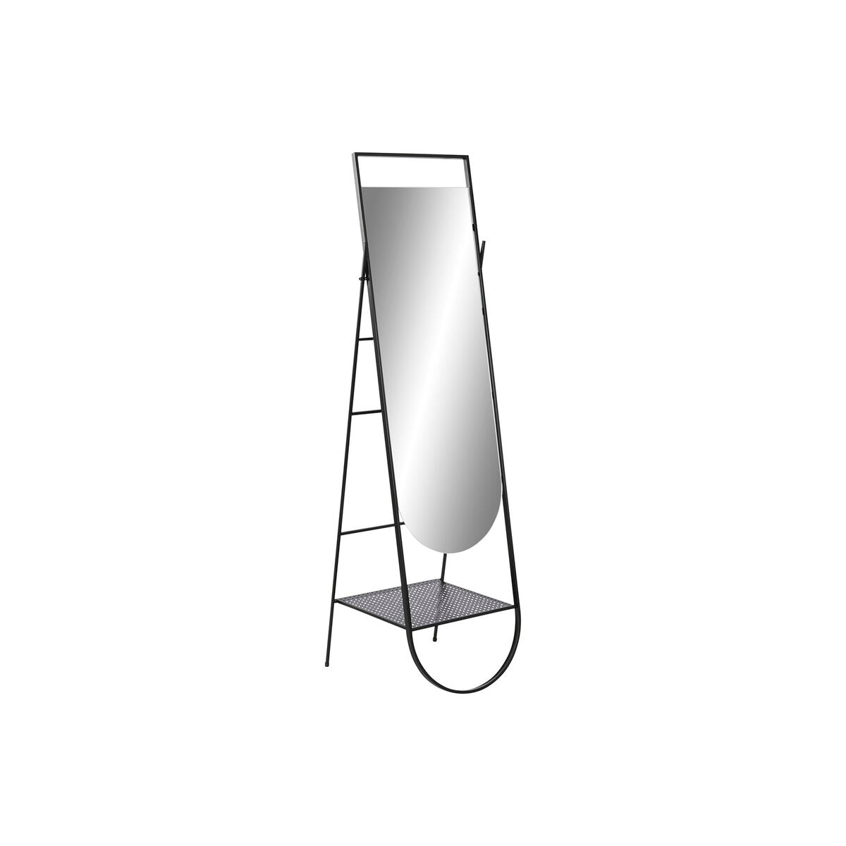 Home ESPRIT Dressing Mirror Black 44.4 x 40 x 162 cm