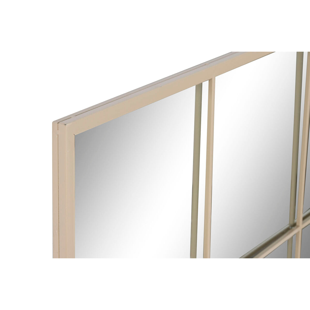 Espejo de pared Home ESPRIT Beige Ventana Scandi 90 x 2 x 90 cm