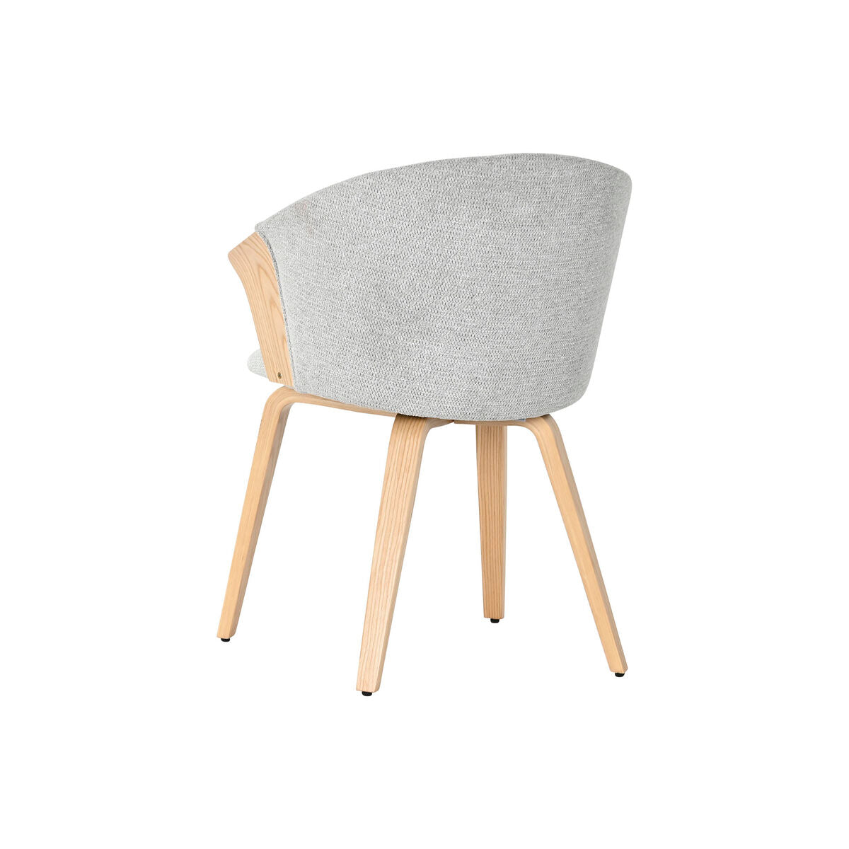 Home ESPRIT Dining Chair Grey Polyester Wood 60 x 57.5 x 79 cm