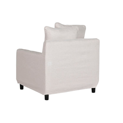 Sillón Home ESPRIT Beige 85 x 85 x 74 cm