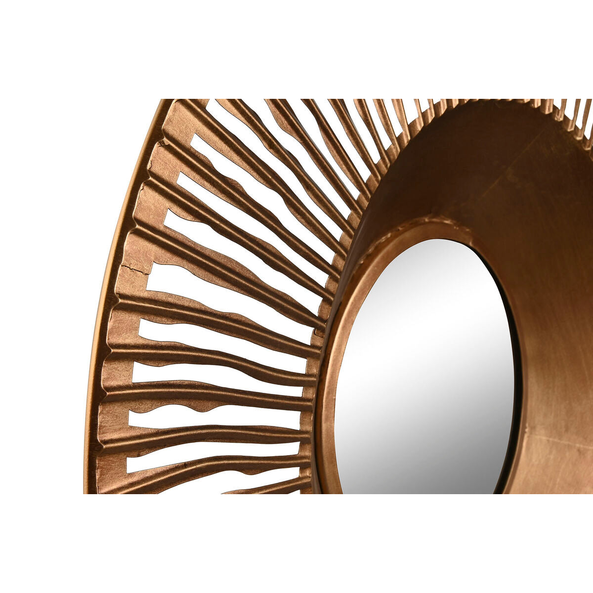 Home ESPRIT Copper Wall Mirror 70 x 8.5 x 70 cm