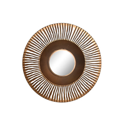 Home ESPRIT Copper Wall Mirror 70 x 8.5 x 70 cm