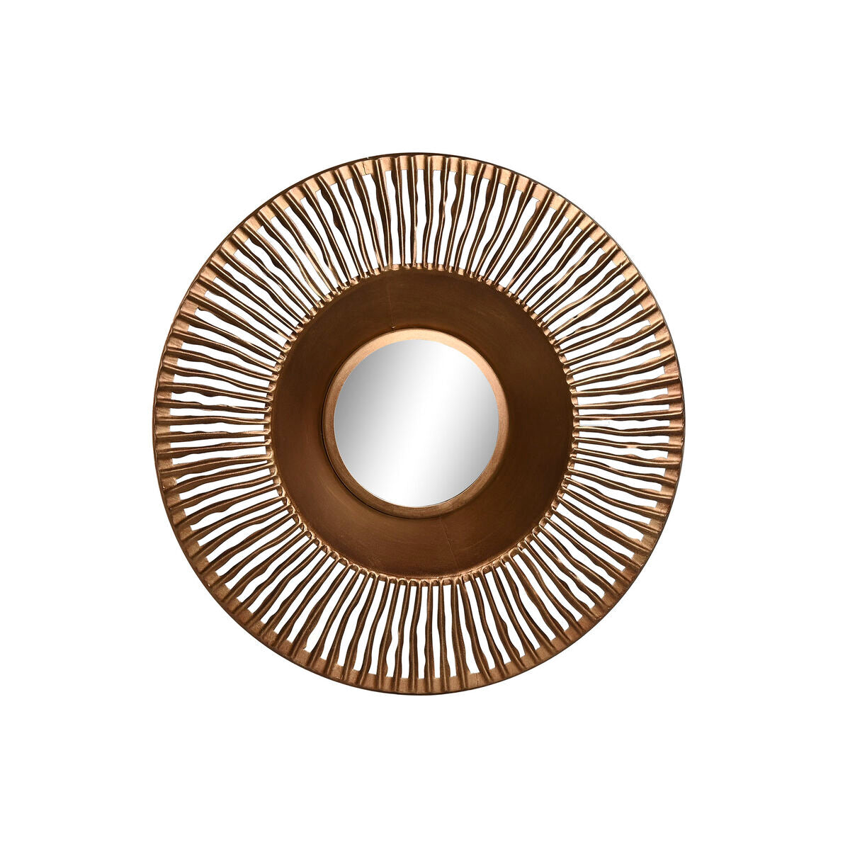 Home ESPRIT Wall Mirror Copper Metal 50 x 6.5 x 50 cm