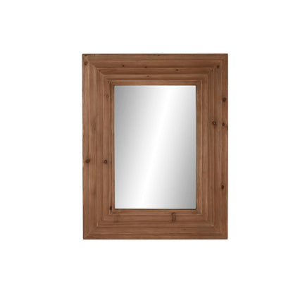 Home ESPRIT Wall Mirror Natural Brown Modern Fir 104 x 9 x 135 cm