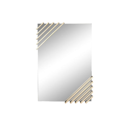 Home ESPRIT Wall Mirror Gold Crystal Iron 63 x 6 x 93 cm