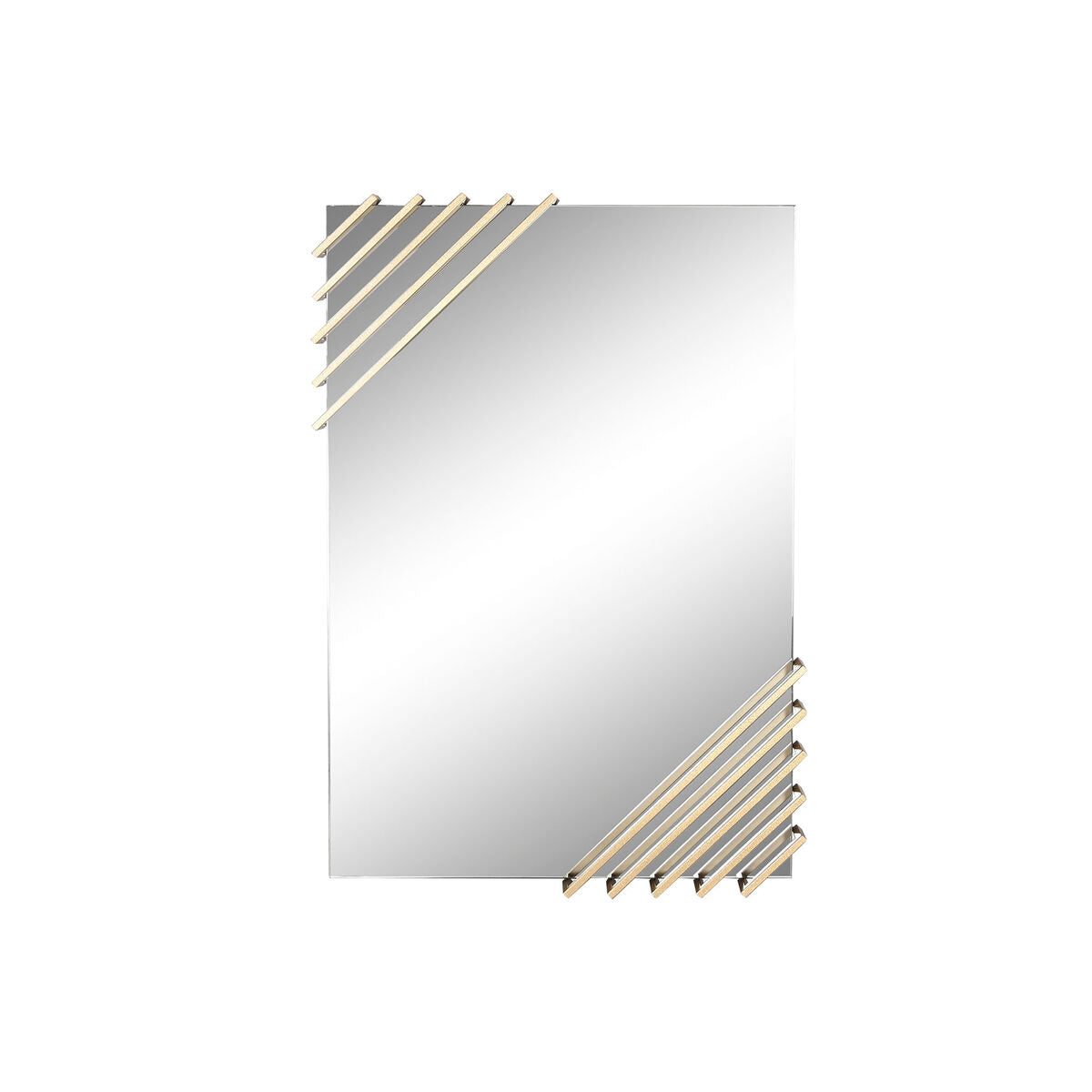 Home ESPRIT Wall Mirror Gold Crystal Iron 63 x 6 x 93 cm