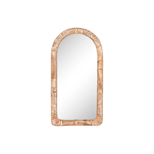 Home ESPRIT Natural Tropical Glass Wall Mirror 61.5 x 7 x 117 cm