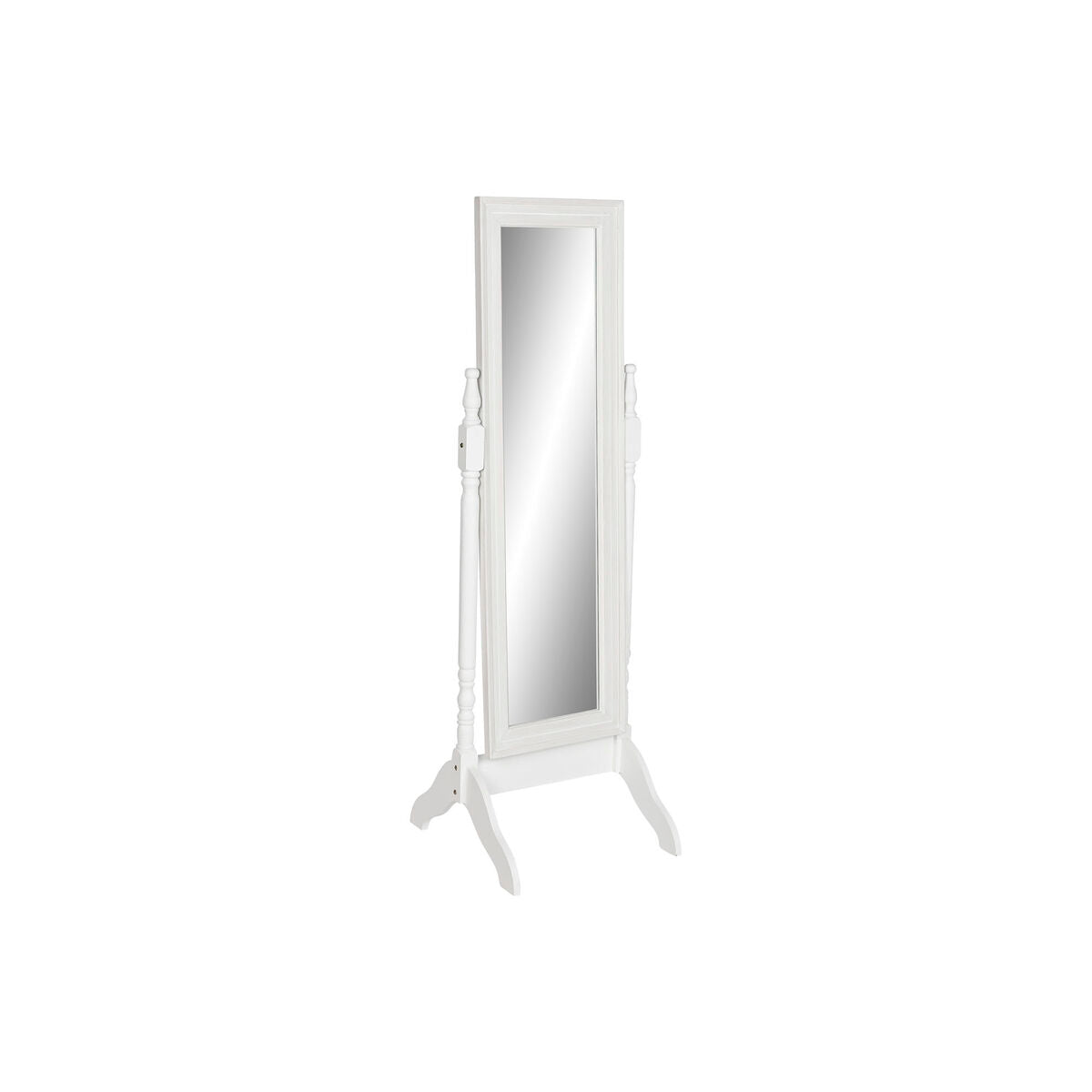 Home ESPRIT Dressing Mirror White 50 x 50 x 157 cm