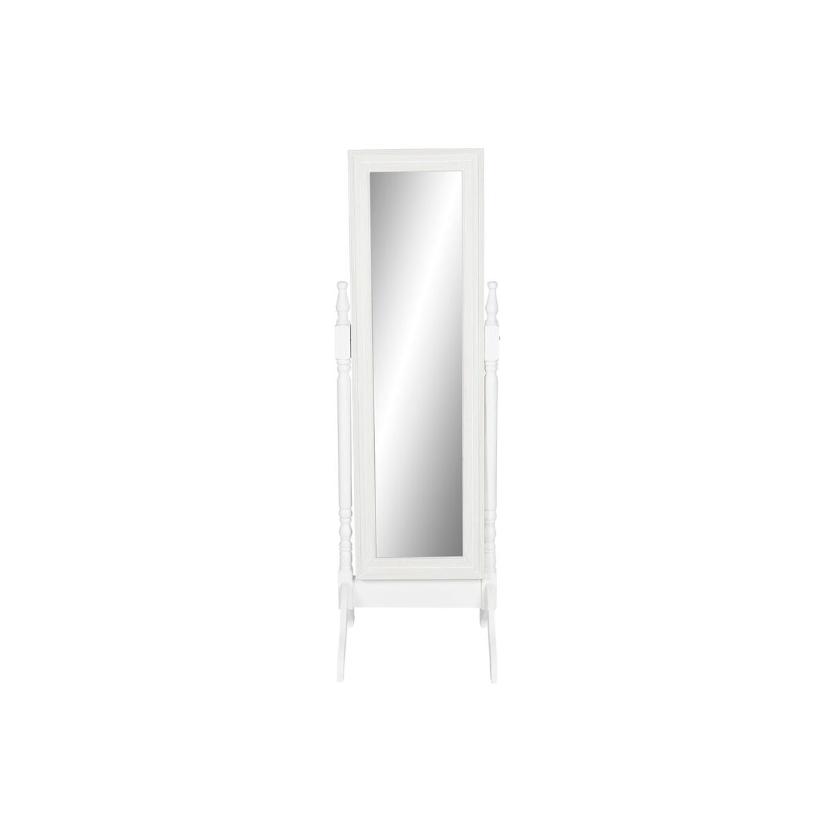 Home ESPRIT Dressing Mirror White 50 x 50 x 157 cm