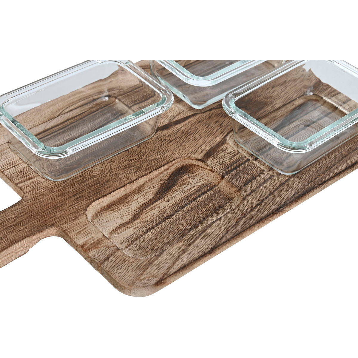 Bandeja de Aperitivos Home ESPRIT Natural 350 ml 39,5 x 20 x 5 cm