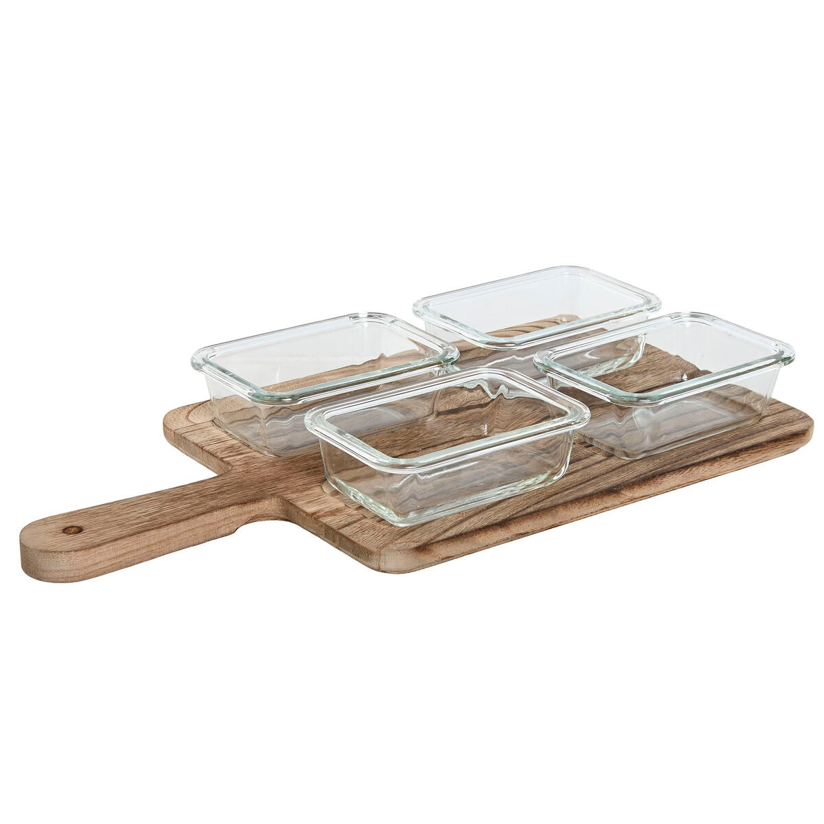 Bandeja de Aperitivos Home ESPRIT Natural 350 ml 39,5 x 20 x 5 cm