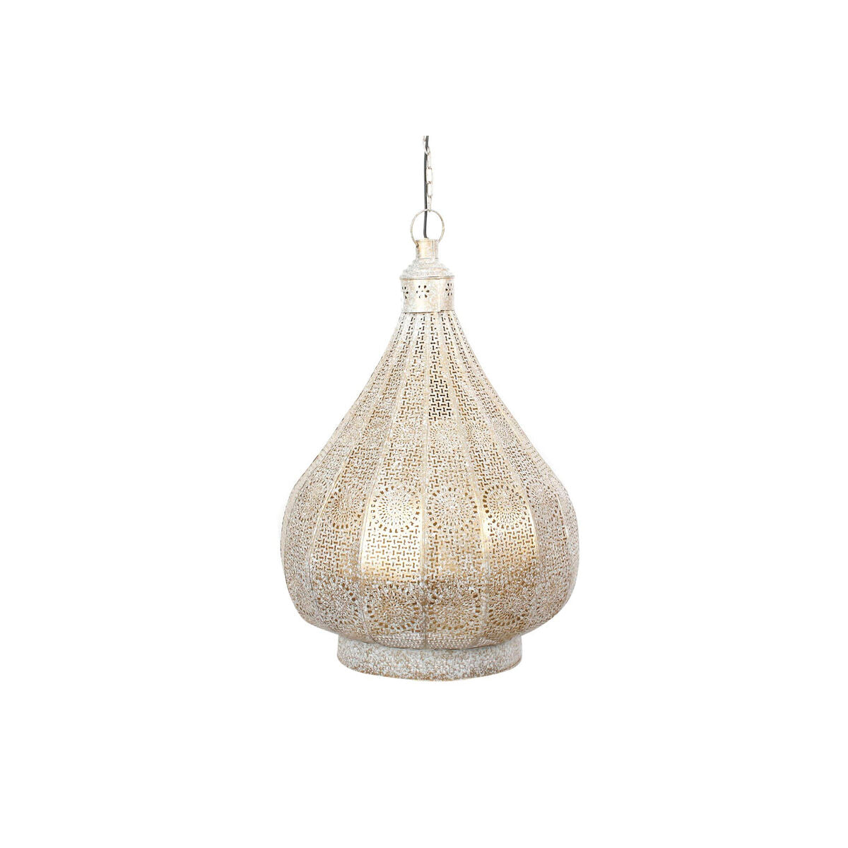 Home ESPRIT Ceiling Lamp White Gold Metal 40 W 40 x 40 x 55 cm