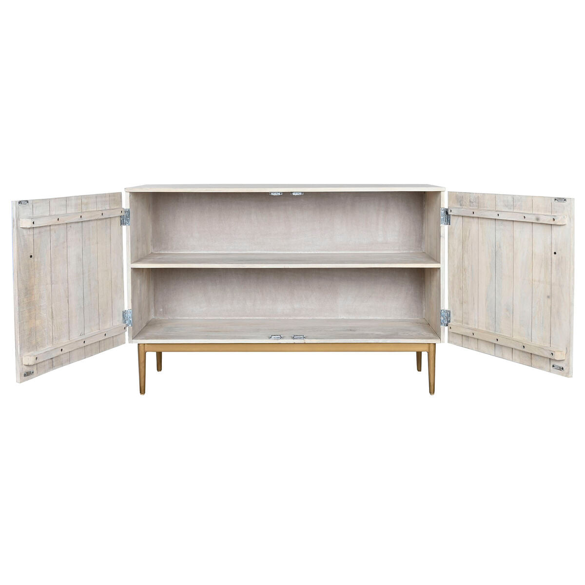 Aparador Home ESPRIT Blanco Dorado 120 x 45 x 80 cm